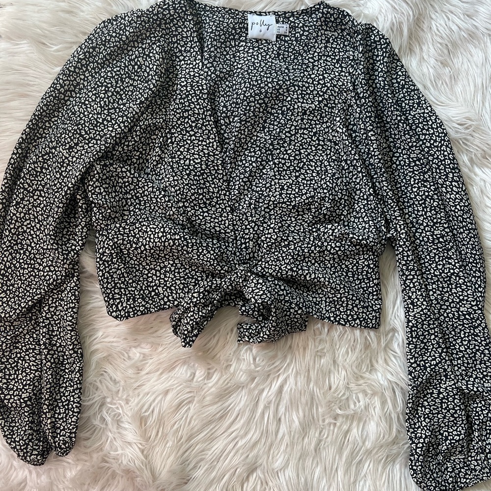 Princess Polly Leopard Crop Top